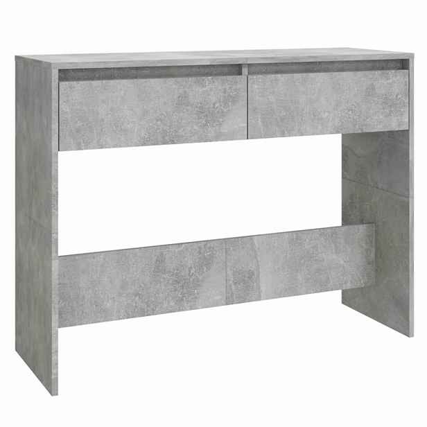 vidaXL Konzolový stolek betonově šedý 100x35x76,5 cm kompozitní dřevo