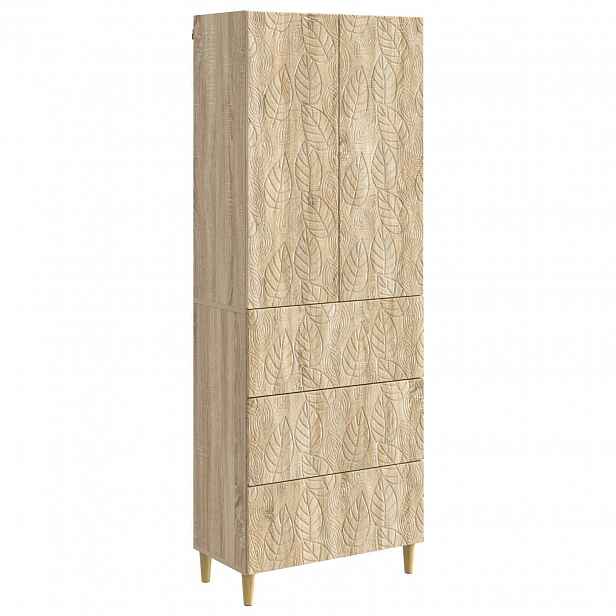 vidaXL Sada skříněk 2 ks 66 x 34,5 x 90 cm Kompozitní dřevo Dub sonoma