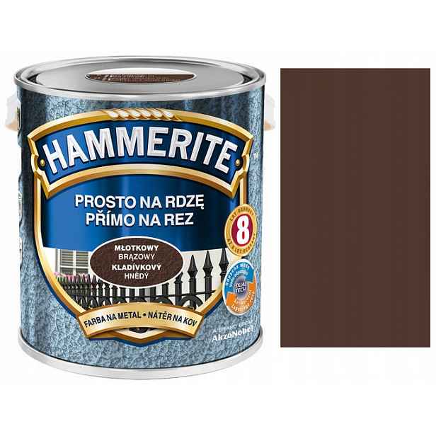 Hammerite Přímo Na Rzi Kladívkový Bronz 2,5 L