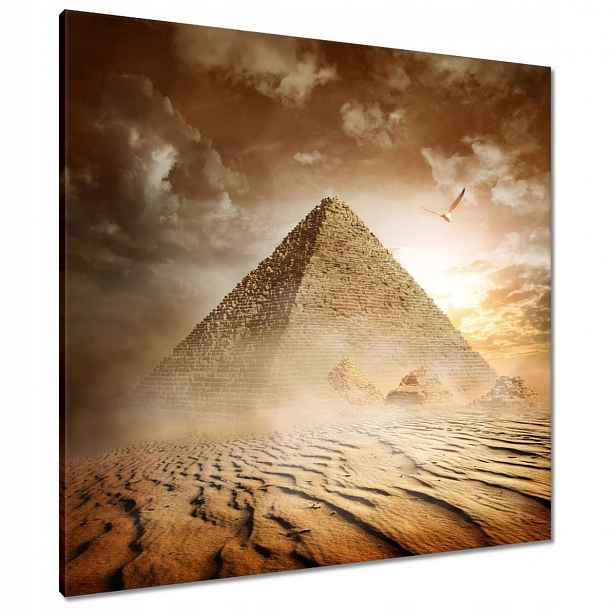 Obrazy 80x80 Egyptská pyramida k. Gízy
