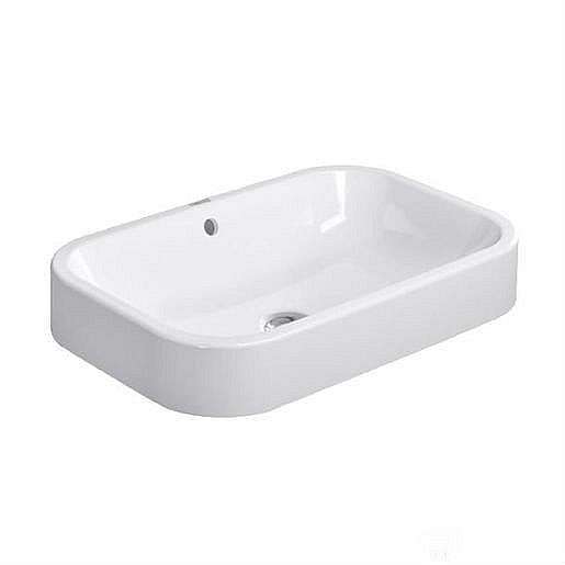 Umyvadlo na desku Duravit Happy D.2 60x40 cm bez otvoru pro baterii 2314600000