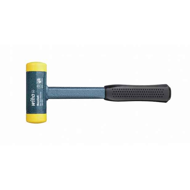 Wiha 02125 Středně Tvrdé Bezodrážkové Kladivo 40x125 mm 791 g Délka 305 mm