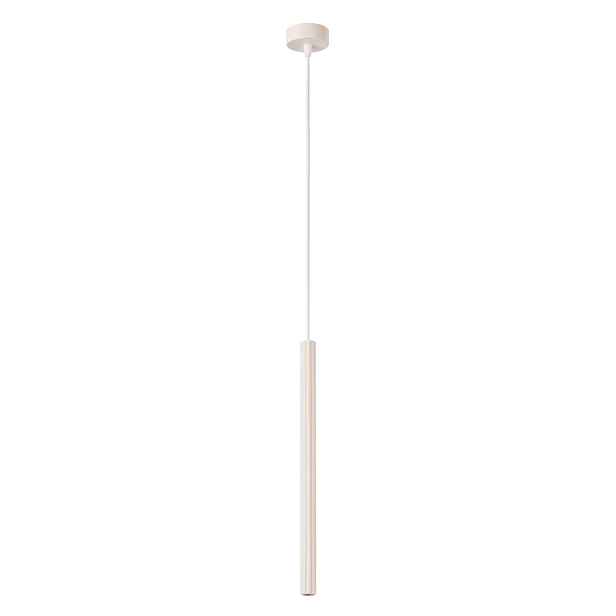 Závěsná lampa Arche 1 béžová Stropní svítidlo Zwis tuba tenká G9 Sollux