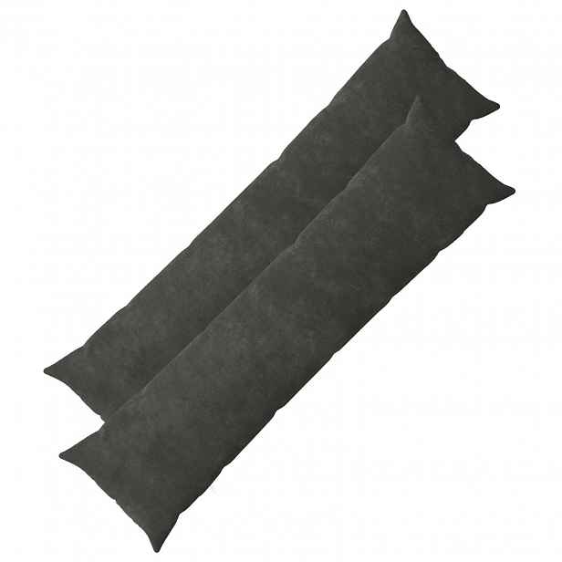 vidaXL Povlak na polštář 2 pcs HEERLEN Antracitová 40 x 145 cm