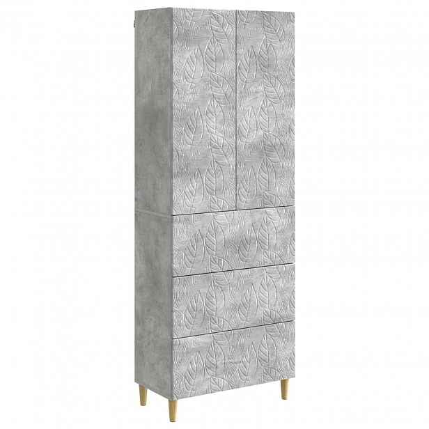 vidaXL Sada skříněk 2 ks 66 x 34,5 x 90 cm Kompozitní dřevo