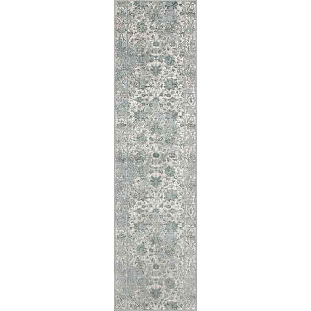 Běhoun šedomodrý 80x300 cm Sensi Tris – FD