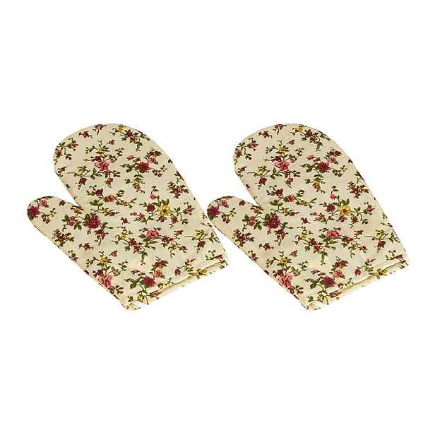 Bellatex Kuchyňská chňapka Růžička růžová, 28 x 18 cm, 2 ks