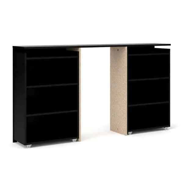 Falco Čelo postele Simplicity 134 šíře 160 cm černé MAT