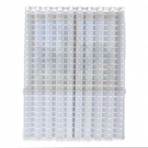 Firany Voál zlatá nit Záclona Oka 300x250