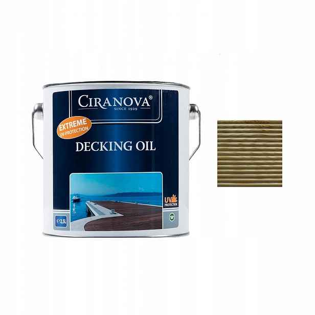 Olej na terasy Ciranova Decking Oil 7630 Clear 2,5L Bezbarvý Uv