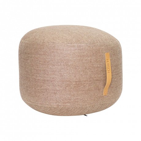 Světle hnědý puf Hübsch Zerio, ø 50 cm