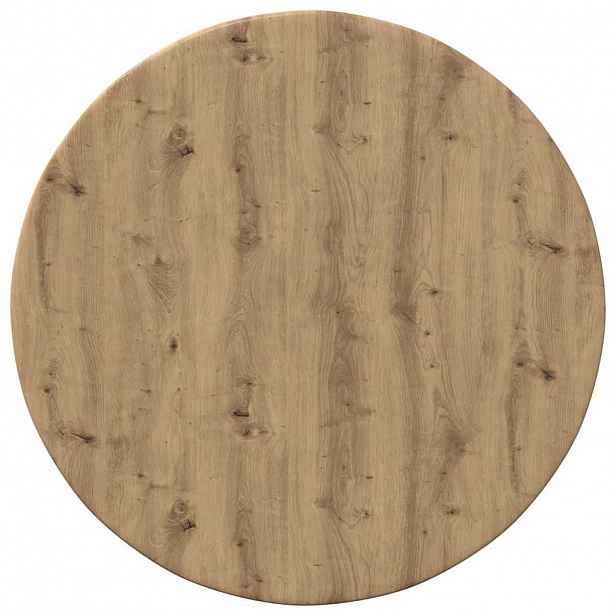 vidaXL Deska stolu Ø 40 x 1,5 cm Kulatý Kompozitní dřevo Dub artisan