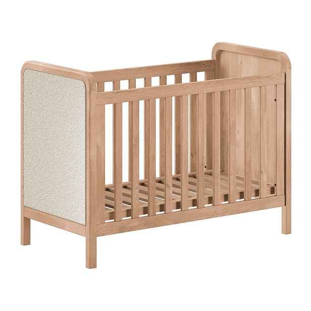 Postýlka s nastavitelnou výškou 60x120 cm v přírodní barvě Woods – Vipack