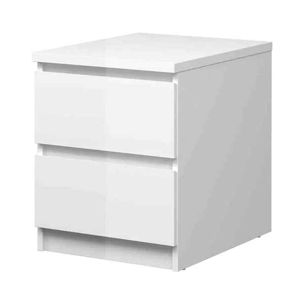 Falco Noční stolek Simplicity 230 bílý lesk