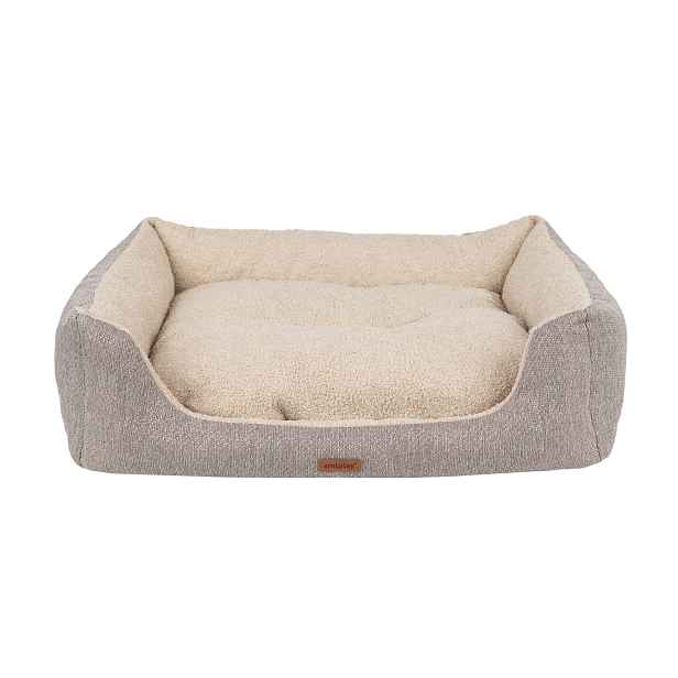 Pelíšek pro psa MALBO ECO SOFA béžová velikost S, M, L Rozměr: S - 58x46x17 cm