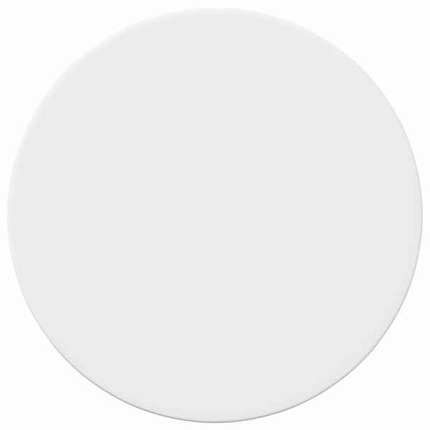vidaXL Deska stolu Ø 50 x 1,5 cm Kulatý Kompozitní dřevo Bílá