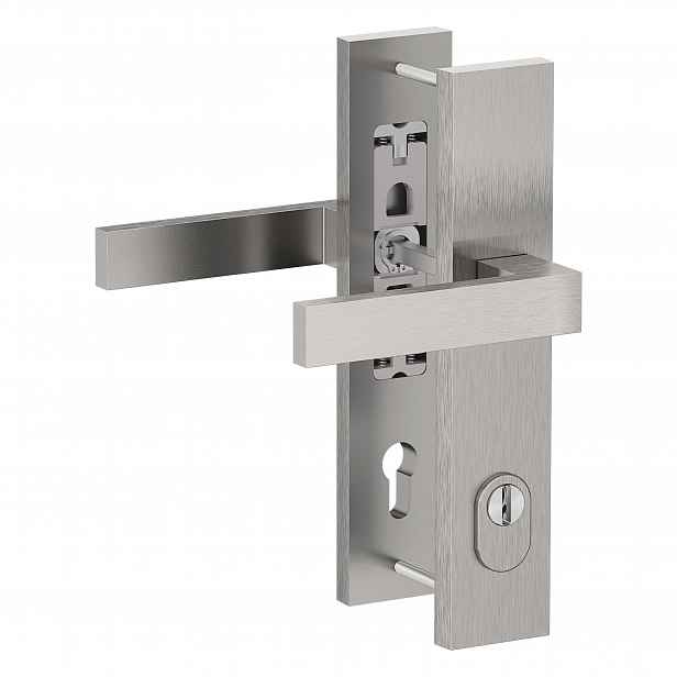 klika Medos Dublin 92 RC3 F6 inox s krytem proti provrtání