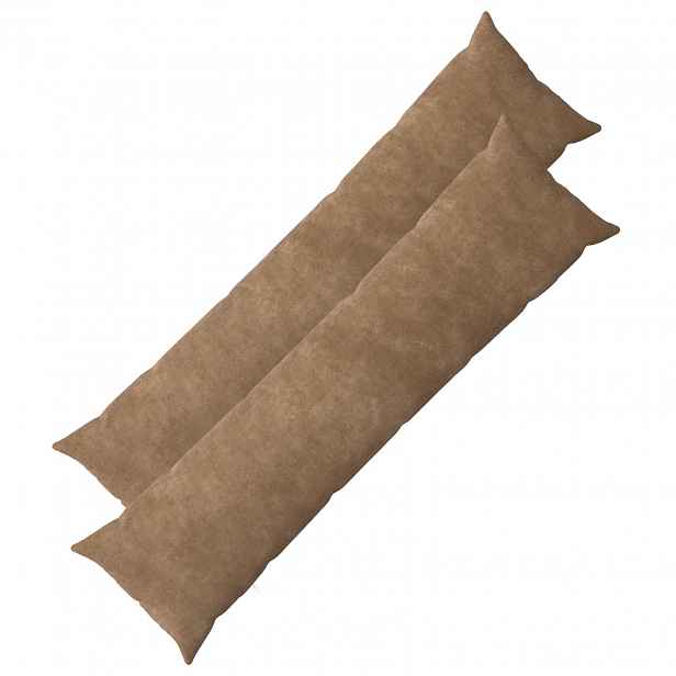 vidaXL Povlak na polštář 2 pcs HEERLEN Taupe 40 x 145 cm