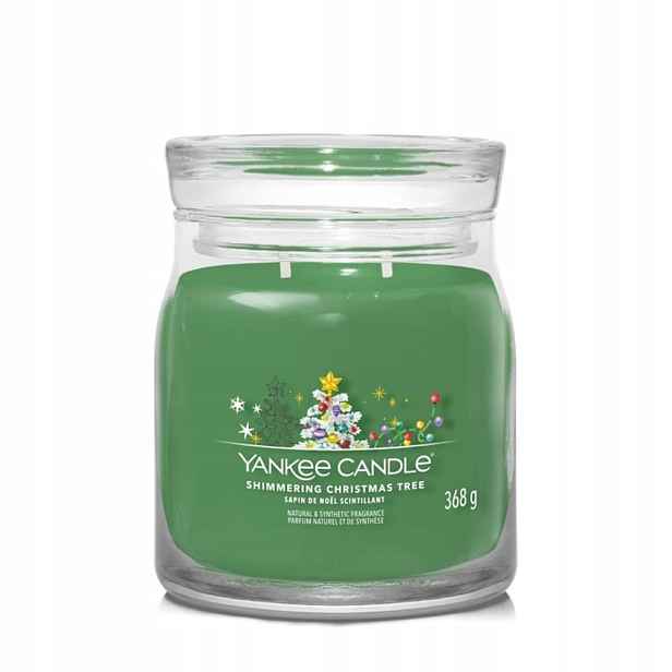 Yankee Candle Shimmering Christmas Tree Střední