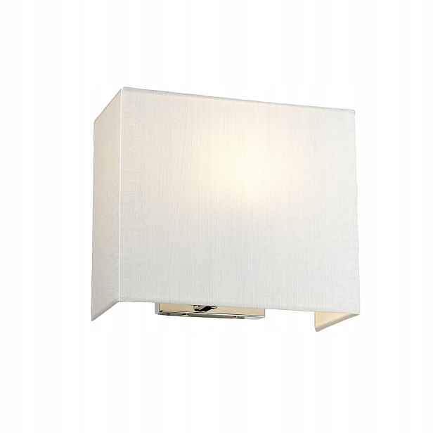 Nástěnné svítidlo chrom krémové stínidlo 27 cm do obývacího pokoje Designer's Lightbox