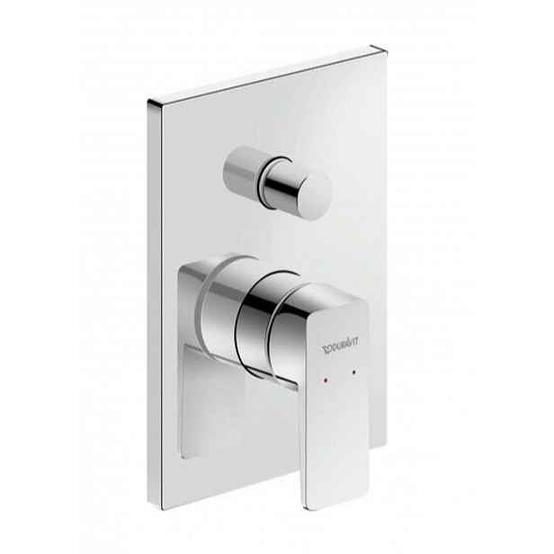 Duravit Manhattan - Baterie pod omítku, pro 2 spotřebiče, s tělesem, chrom MH4210008010