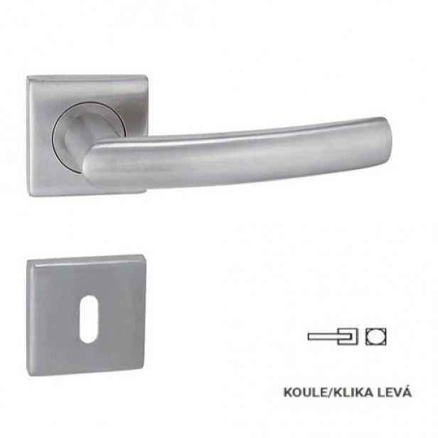 Klika Naturel Esso broušená nerez, klika/koule levá, PZ