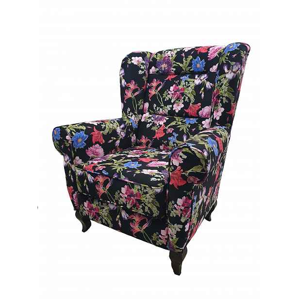 Křeslo Romance Nožičky: Bílé, látka: Irys 3988/102