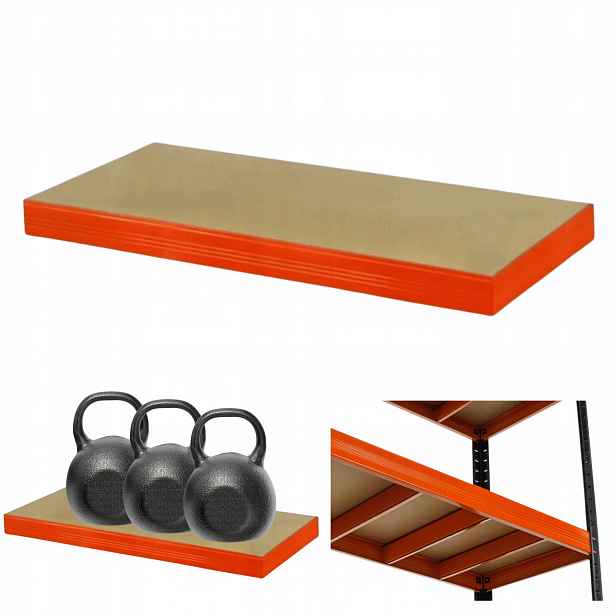 Police pro kovový regál Helios 75x30 cm 1Px350 kg Příčníková Deska Pomar