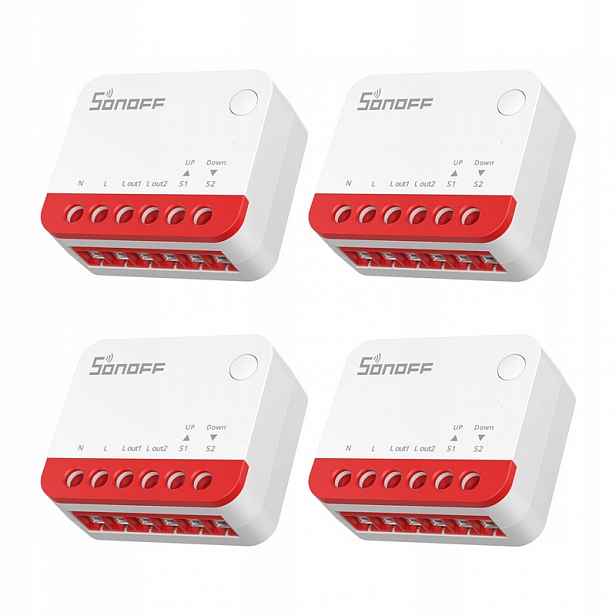 Smart Spínač Rolet Zigbee Sonoff Mini-zbrbs (4 Balení)