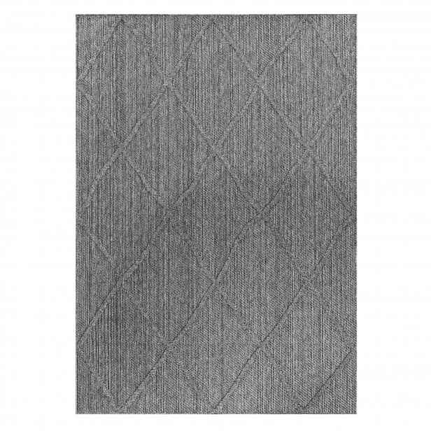 Kusový koberec Patara 4952 Grey – na ven i na doma, 140x200, šedá, chodba / předsíň, Ayyildiz
