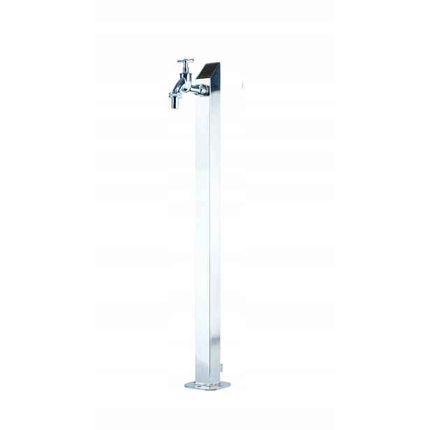 Zahradní Hydrant 70CM Inox, Čtverec '' Boční 1/2