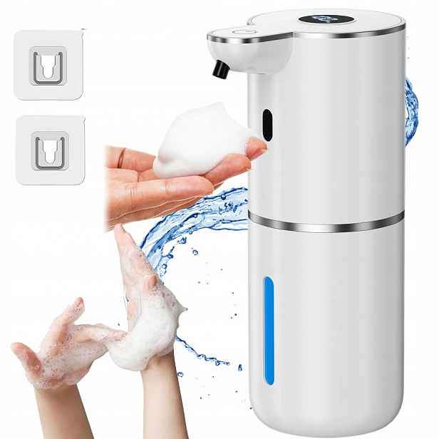 Bezdotykový Dávkovač tekutého mýdla 380 ml Automatický velký dávkovač Usb-c Ir