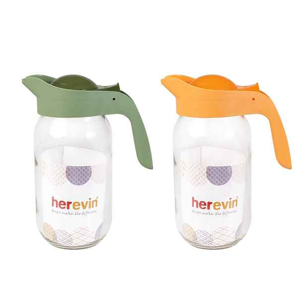 PROHOME - Džbán s víkem 1l různé barvy