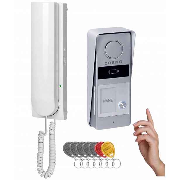 Rodinný domofon Kabelový Atin 2-žilový Rfid čtečka Přívěsek Na Klíče Bílá