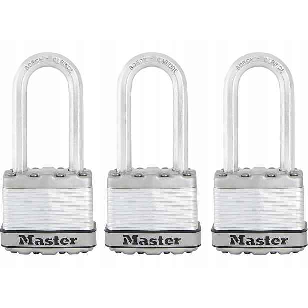 Titanový visací zámek Master Lock Excell 45mm (3 ks blistr)