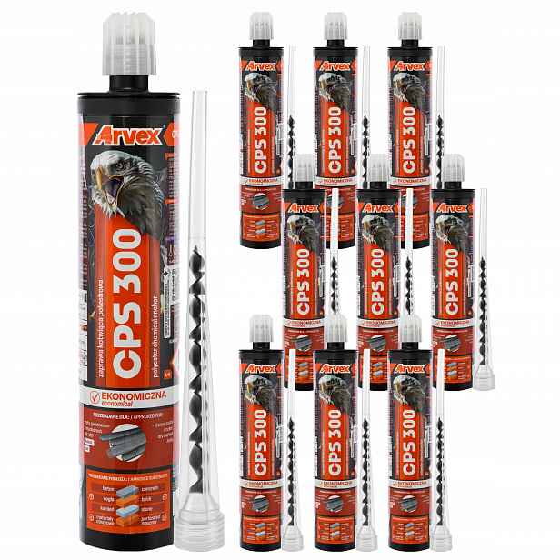 Chemická kotva Arvex Cps 300 ml Míchačka, polyesterová pryskyřice, bezrozporová