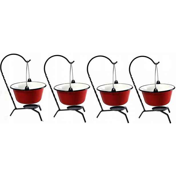 Maďarský Kotlík Mini Ohřívač 0,8 l Set