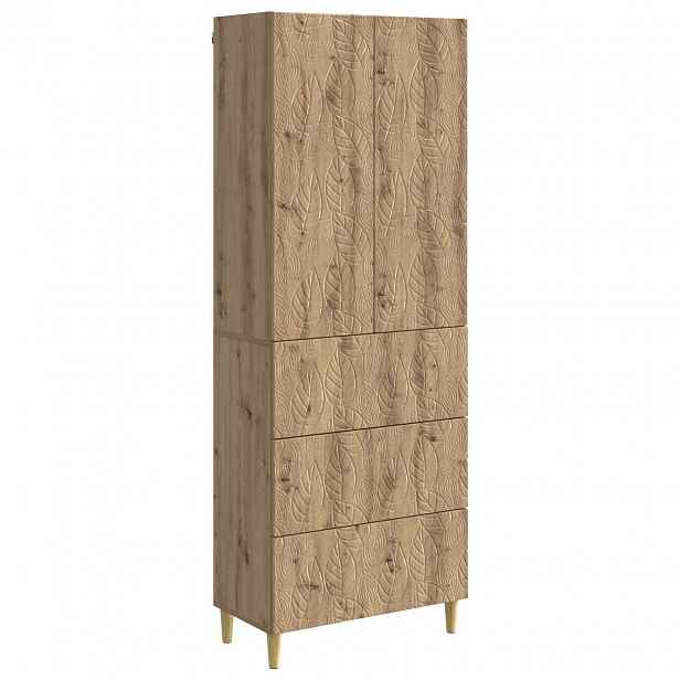 vidaXL Sada skříněk 2 ks 66 x 34,5 x 90 cm Kompozitní dřevo