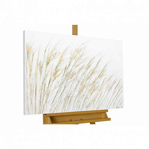 KUNSTLOFT RUČNĚ MALOVANÝ AKRYLOVÝ OBRAZ BÉŽOVÝ, 100/75 CM