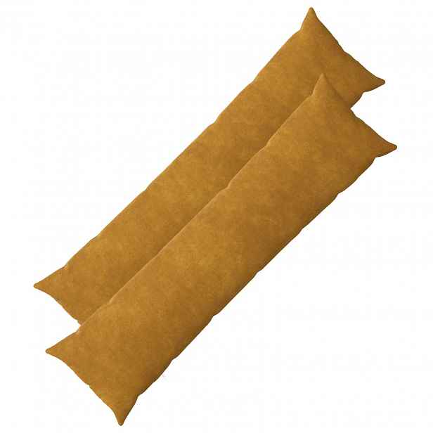 vidaXL Povlak na polštář 2 pcs HEERLEN Žlutá 40 x 145 cm
