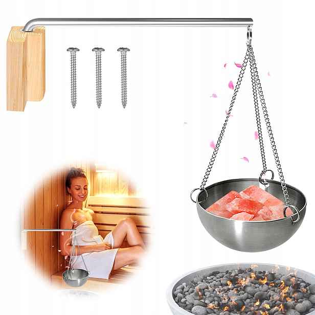 Nerezová miska pro aromaterapii sauna do sauny na oleje sauna lázně