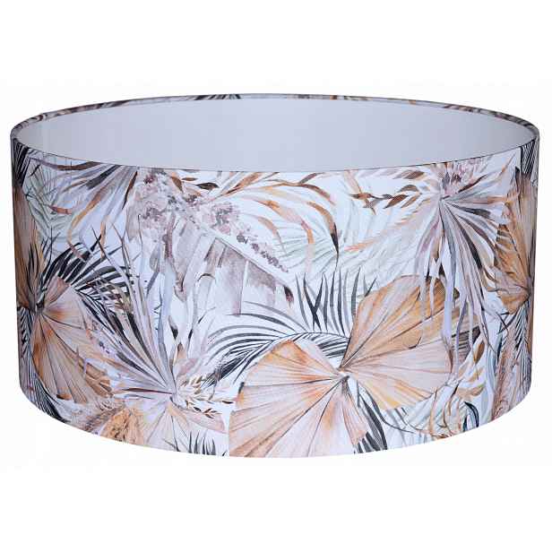 Boho Listy Abažur E27 Zavinovací Okraje válec stínidlo na lampu 50 cm Primavera