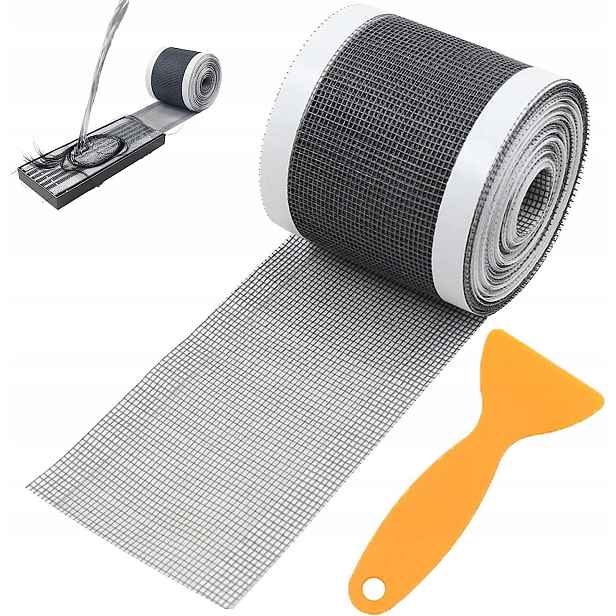 Filtr na vlasy, síťka, filtr pro podlahový lineární odtok 7 cm x 10 m
