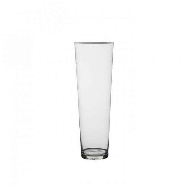 Váza kónická sklo 30cm