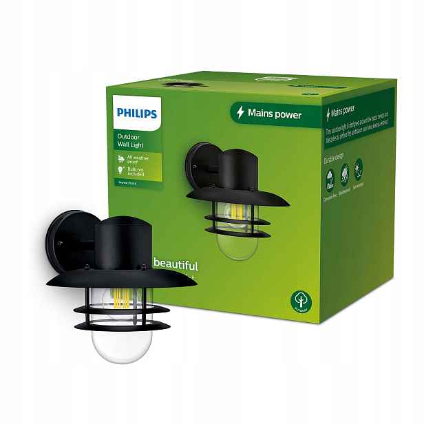 Zahradní Led lampa Fasádní svítidlo Inyma E27 IP44 Lucerna Philips
