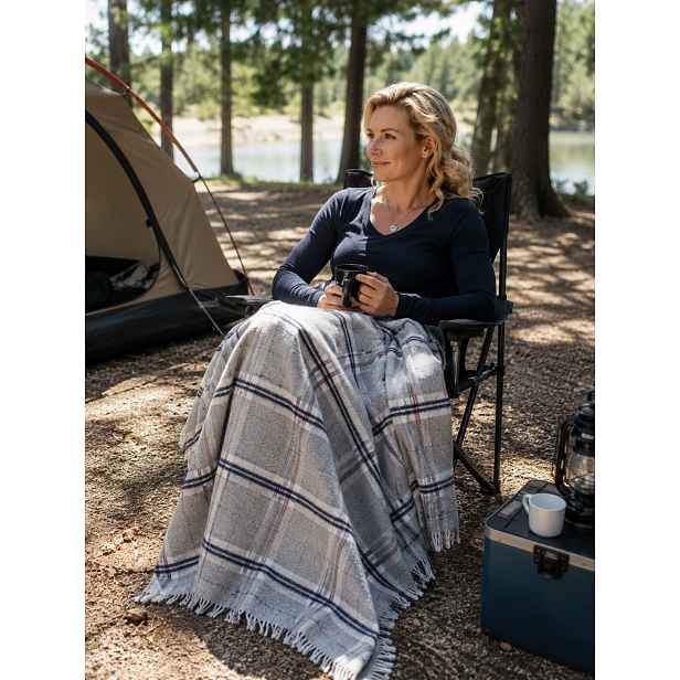 Merino Wool Hrubá vlněná deka Vojenská Biwakovací deka přehoz na postel
