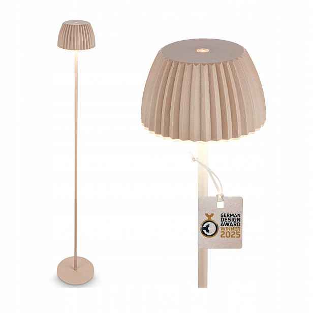 Podlahová Led lampa Bezdrátová IP44 Stmívatelná Usb-c Ložnice Terasa