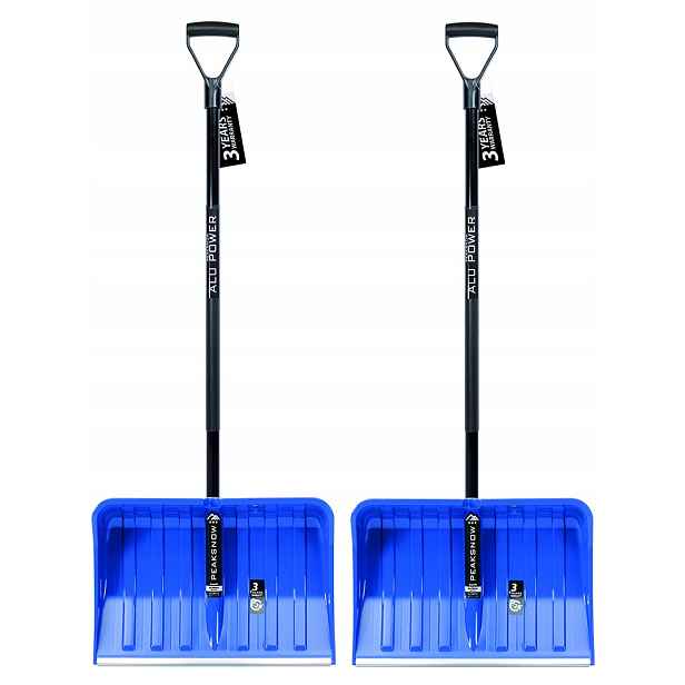 2 x lopaty na sníh, led a bláto, velký shrnovač 55 cm