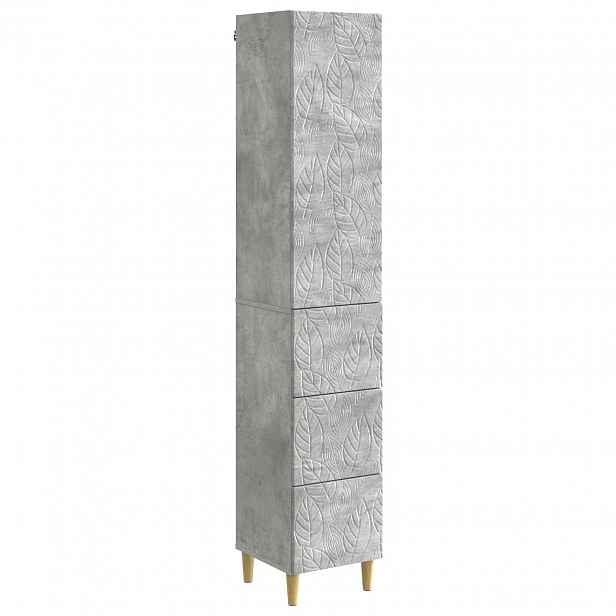 vidaXL Sada skříněk 2 ks 33 x 34,5 x 90 cm Kompozitní dřevo