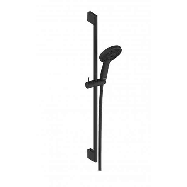 Duravit - Set sprchové hlavice, tyče a hadice, 3 proudy, matná černá UV0680003046